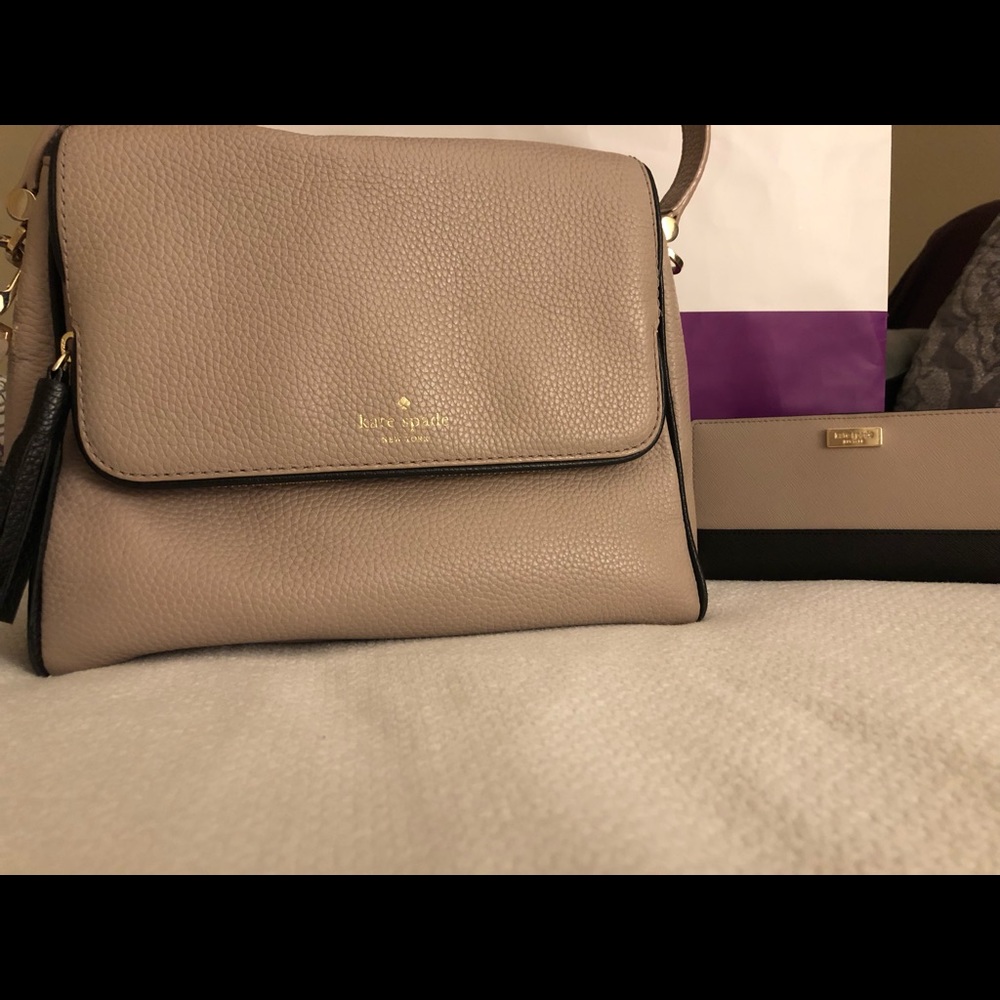 Kate spade ♠️ tassel cross body and wallet